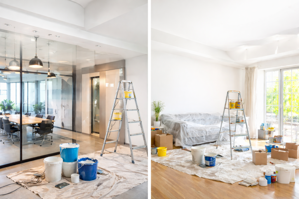 exterior and interior